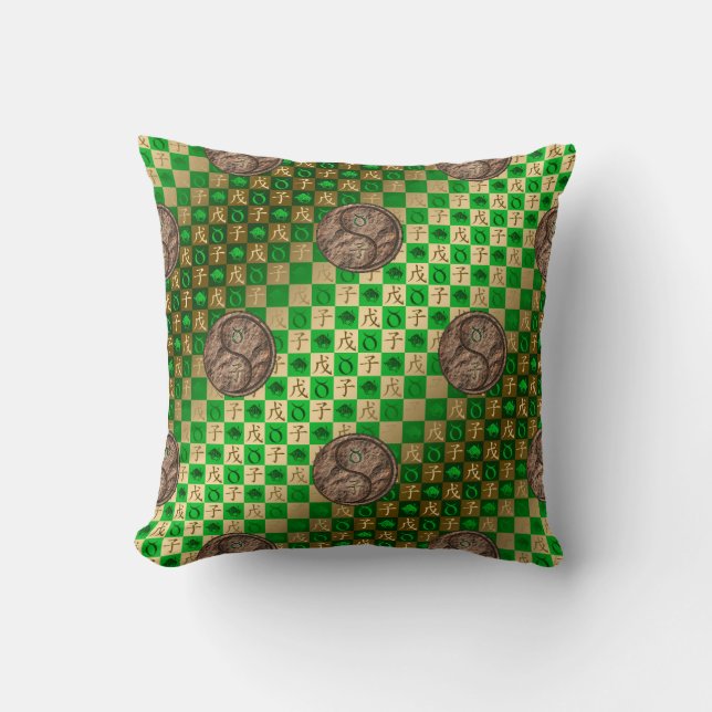 Taurus & Earth Rat Cushion (Front)