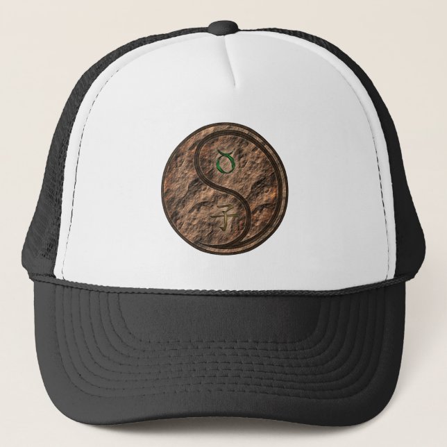 Taurus & Earth Rat Trucker Hat (Front)