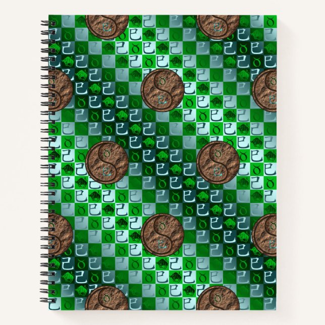 Taurus & Earth Snake Notebook (Front)