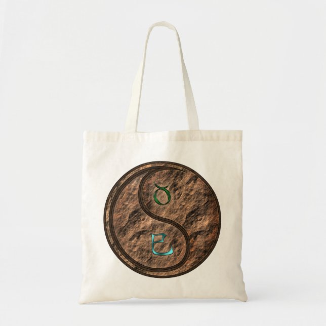 Taurus & Earth Snake Tote Bag (Front)