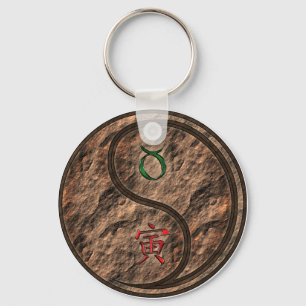 Taurus & Earth Tiger Key Ring