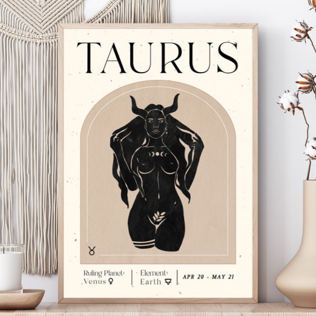 Taurus Feminine Zodiac Poster (Creator Uploaded)