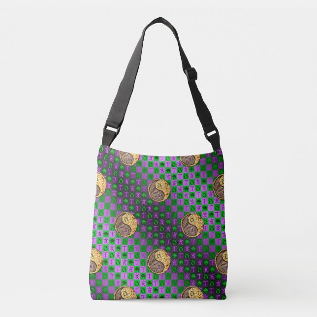 Taurus & Fire Boar Crossbody Bag (Front)