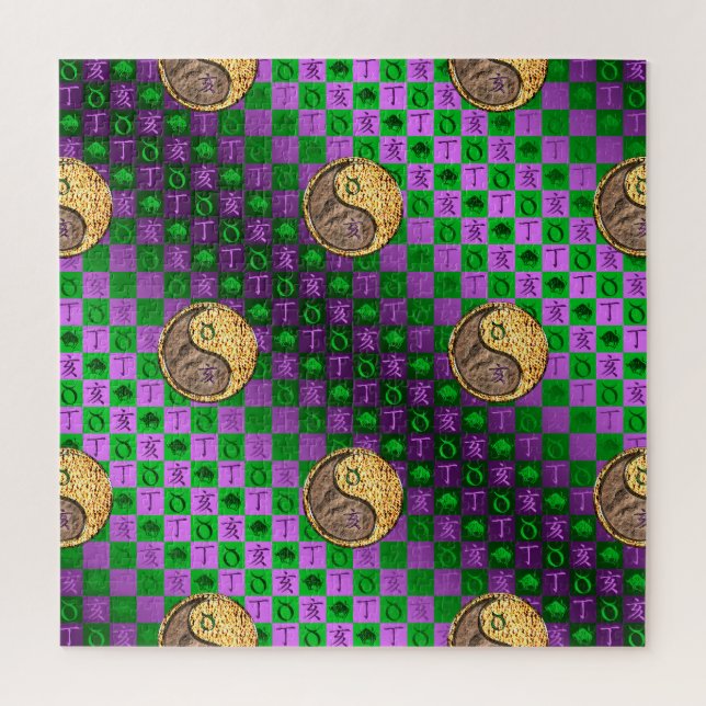 Taurus & Fire Boar Jigsaw Puzzle (Vertical)