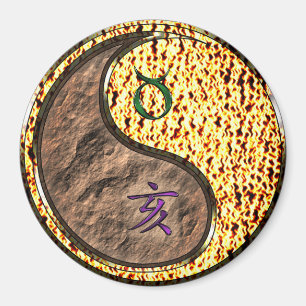 Taurus & Fire Boar Magnet