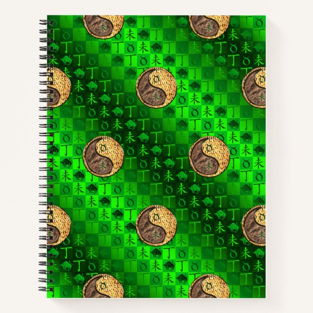 Taurus & Fire Goat Notebook (Front)