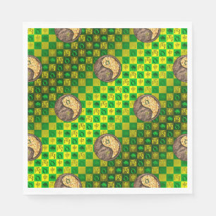 Taurus & Fire Monkey Napkin