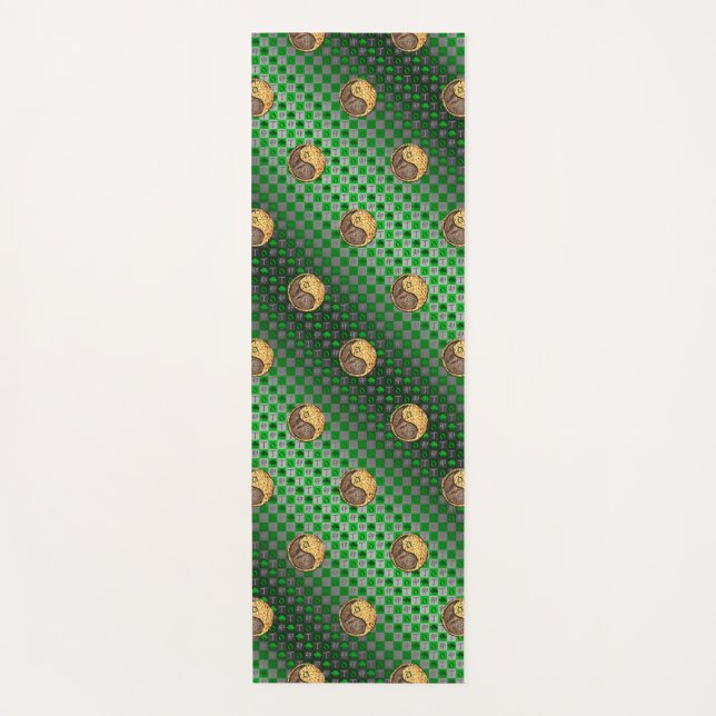 Taurus & Fire Rabbit Yoga Mat (Front)