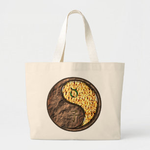 Taurus & Fire Rat Large Tote Bag