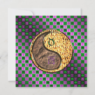 Taurus & Fire Rooster Card