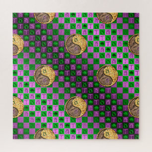 Taurus & Fire Rooster Jigsaw Puzzle