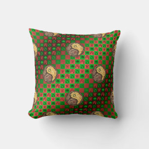 Taurus & Fire Tiger Cushion