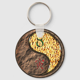 Taurus & Fire Tiger Key Ring