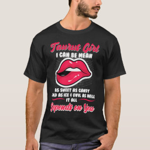 Taurus Girl Are Born in April 20 May 20 Birthday T-Shirt