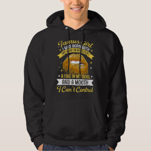 Taurus Girl Zodiac Birthday For Women Queen Hoodie