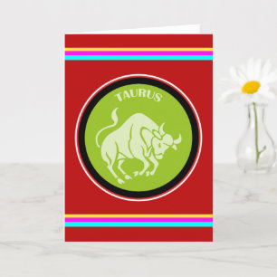Taurus Greeting Card