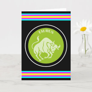 Taurus Greeting Card