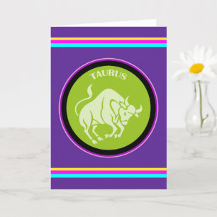 Taurus Greeting Card
