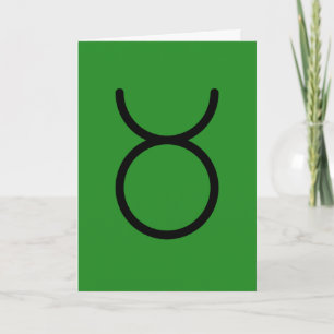 Taurus Greeting Card
