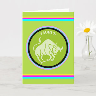 Taurus Greeting Card