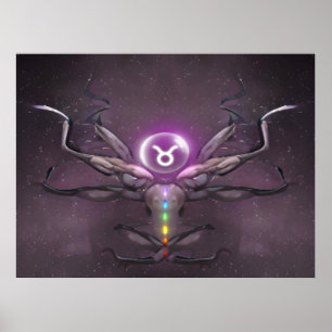 Taurus Horoscope Sign - Astrology Symbol   Poster