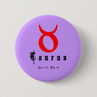 Taurus, Horoscope, zodiac, astrology 6 Cm Round Badge