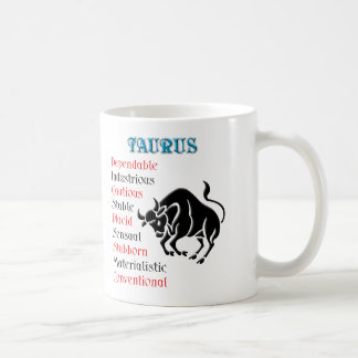 Taurus Horoscope Zodiac Sign Coffee Mug