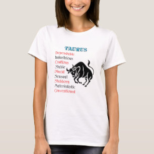 Taurus Horoscope Zodiac Sign T-Shirt