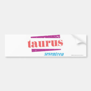 Taurus LtPink Bumper Sticker