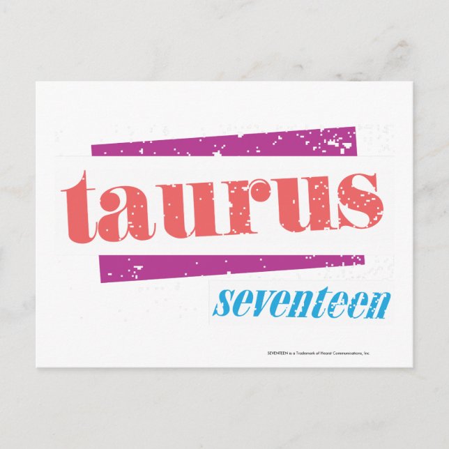 Taurus LtPink Postcard (Front)