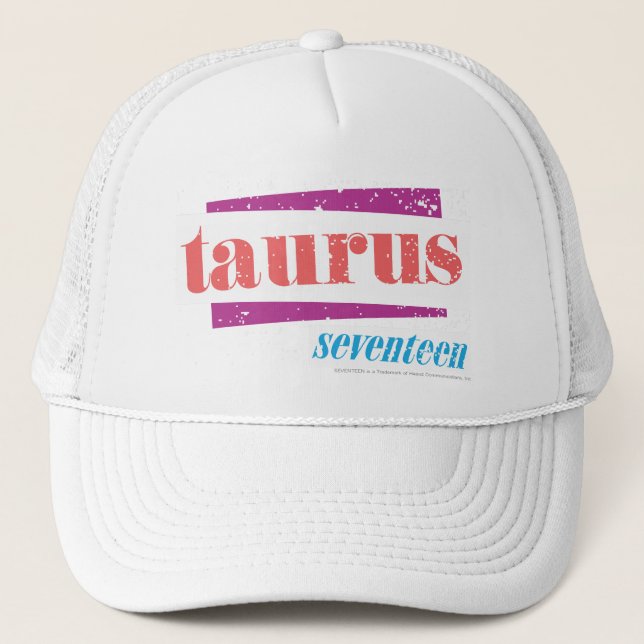 Taurus LtPink Trucker Hat (Front)
