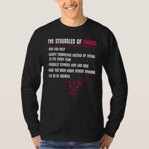 Taurus Merchandise Season Zodiac Sign Astrographic T-Shirt