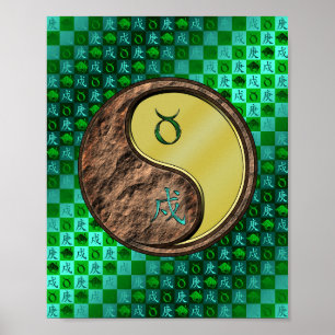 Taurus & Metal Dog Poster