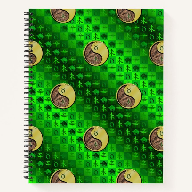 Taurus & Metal Goat Notebook (Front)