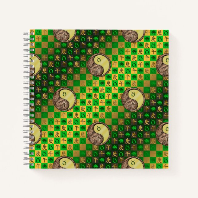 Taurus & Metal Horse Notebook (Front)