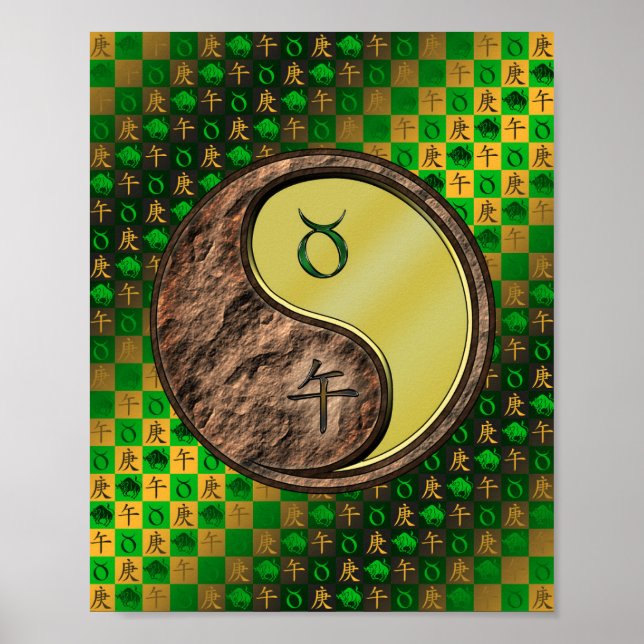 Taurus & Metal Horse Poster (Front)