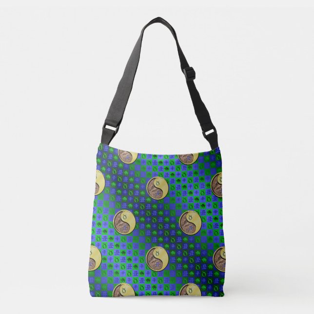 Taurus & Metal Ox Crossbody Bag (Front)