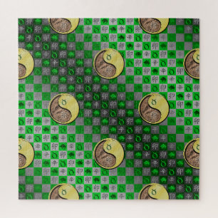 Taurus & Metal Rabbit Jigsaw Puzzle