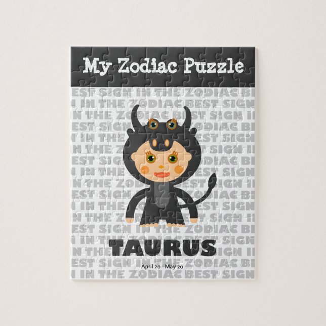 Taurus, My Zodiac Puzzle (Vertical)