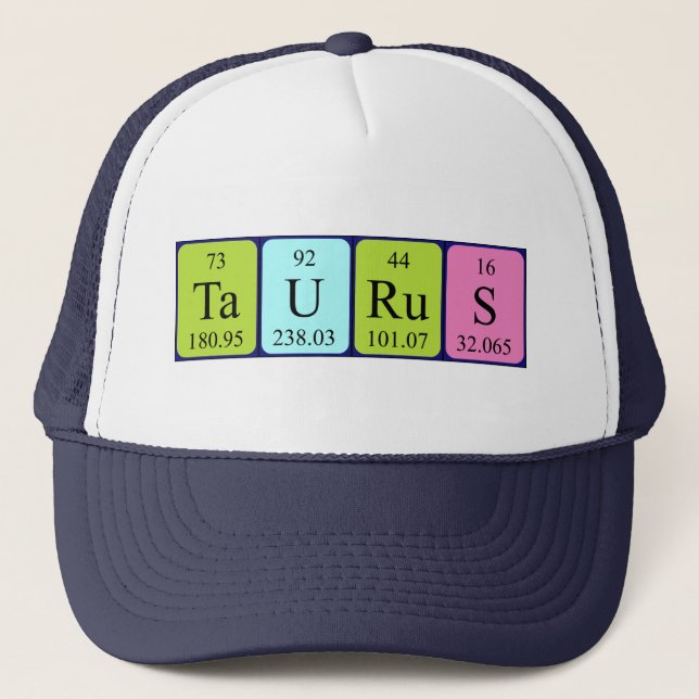 Taurus periodic table name hat (Front)
