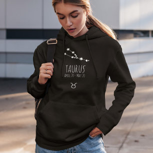 Taurus   Personalised Zodiac Constellation Hoodie