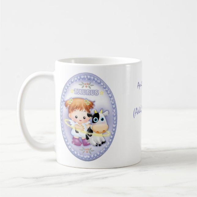 Taurus - Personalised Zodiac Mug (Left)