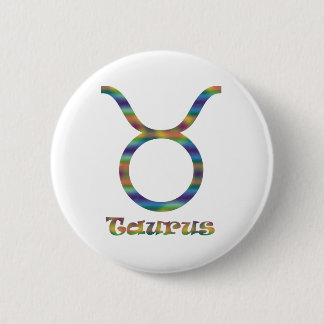 Taurus Psychedelic 6 Cm Round Badge