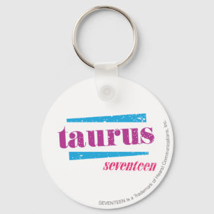 Taurus Purple Key Ring