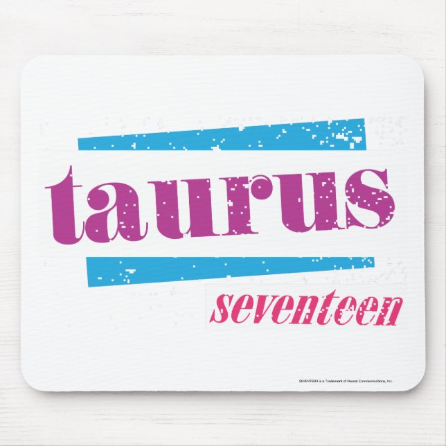 Taurus Purple Mouse Mat (Front)
