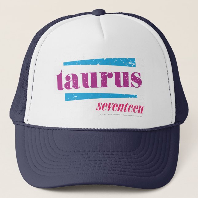 Taurus Purple Trucker Hat (Front)
