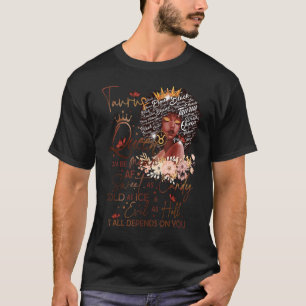 Taurus Queen Sweet As Candy Birthday  For Black Wo T-Shirt