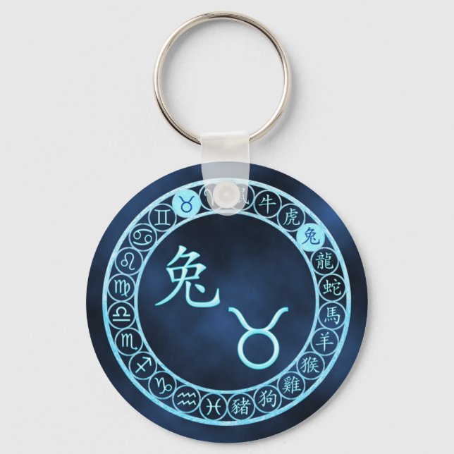 Taurus/Rabbit Key Ring (Front)