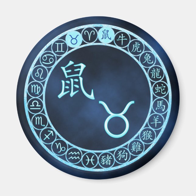 Taurus/Rat Magnet (Front)