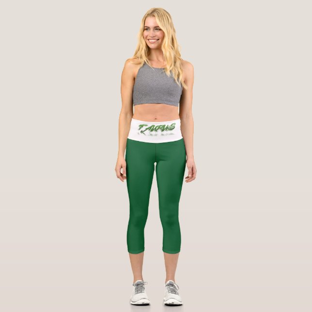 Taurus Reflection Capri Leggings (Front)